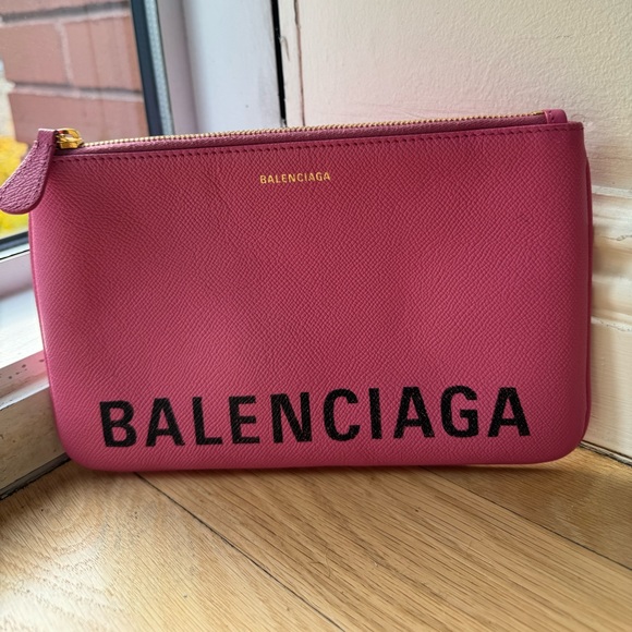 Balenciaga Pink Pouch - USED (worn twice). Very good condition! - Picture 1 of 12